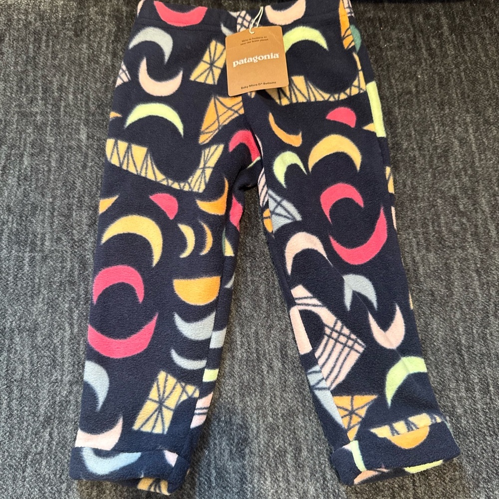 Patagonia Kids' Multicolor Patterned Fleece Joggers